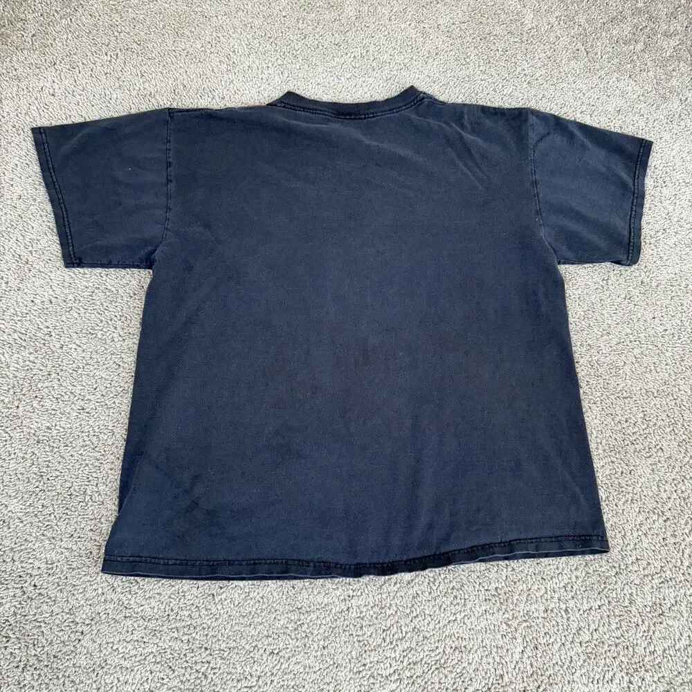 Star Wars Shirt Mens Large Black Don't Push My Buttons Darth Vader Graphic Tee - Picture 6 of 9